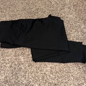 Marika glittery black workout pants
